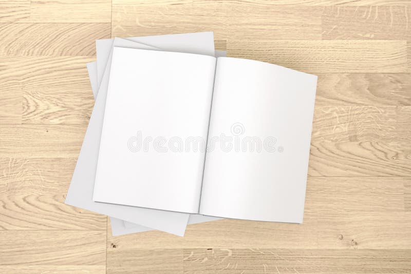 Leerer Katalog, Zeitschriften, Buchspott oben auf hölzernem Hintergrund lizenzfreie stockfotografie Leerer Katalog, Zeitschriften, Buchspott oben auf hölzernem Hintergrund lizenzfreie stockfotografie