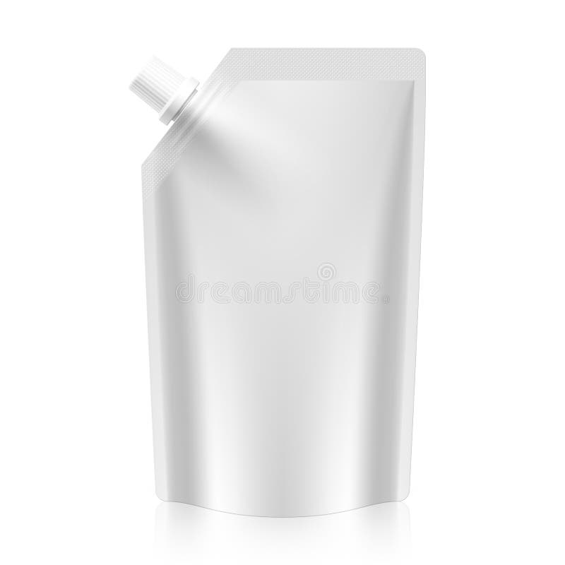 Leerer Tüllenbeutel, Taschenfolie oder Plastikverpackung vektor abbildung Leerer Tüllenbeutel, Taschenfolie oder Plastikverpackung vektor abbildung