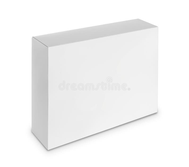 Blank white box isolated over white background. ready for your design. Blank white box isolated over white background. ready for your design