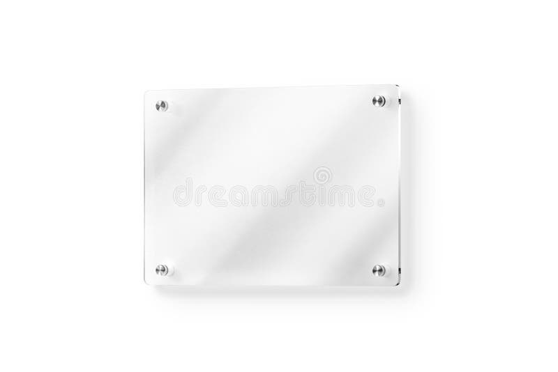 Blank glass name plate wall-mounted mockup, clipping path, 3d rendering. Clear acrylic signboard design mock up. Empty shiny nameplate holder fixed on white wall. Office door glassy signage template. Blank glass name plate wall-mounted mockup, clipping path, 3d rendering. Clear acrylic signboard design mock up. Empty shiny nameplate holder fixed on white wall. Office door glassy signage template.