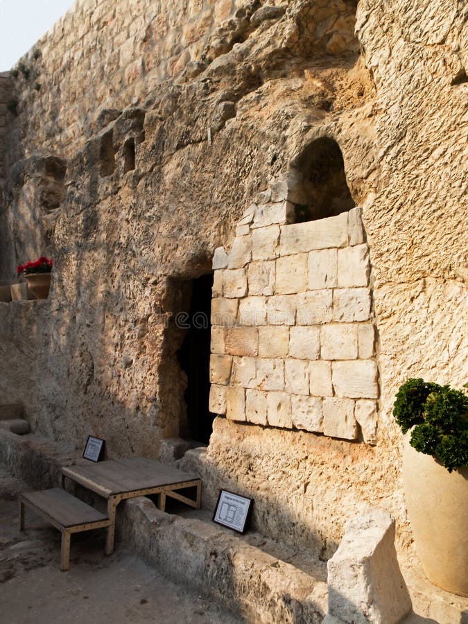 Leeres Grab - Garten-Grab - Jerusalem Israel lizenzfreie stockbilder Leeres Grab - Garten-Grab - Jerusalem Israel lizenzfreie stockbilder