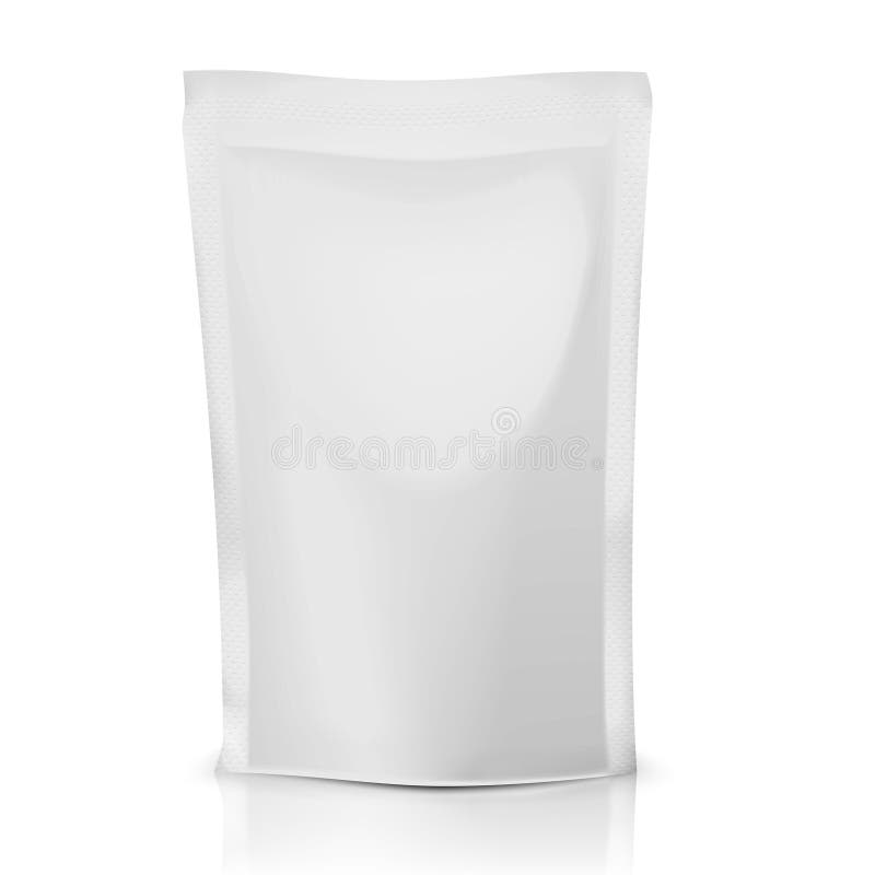 Leeres Plastiktütepaket. vektor abbildung Leeres Plastiktütepaket. vektor abbildung