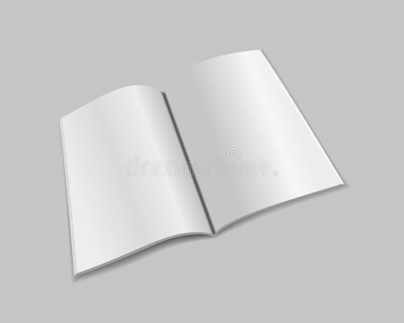 Leerkatalog, Magazin, Buchvorlage stock abbildung Leerkatalog, Magazin, Buchvorlage stock abbildung