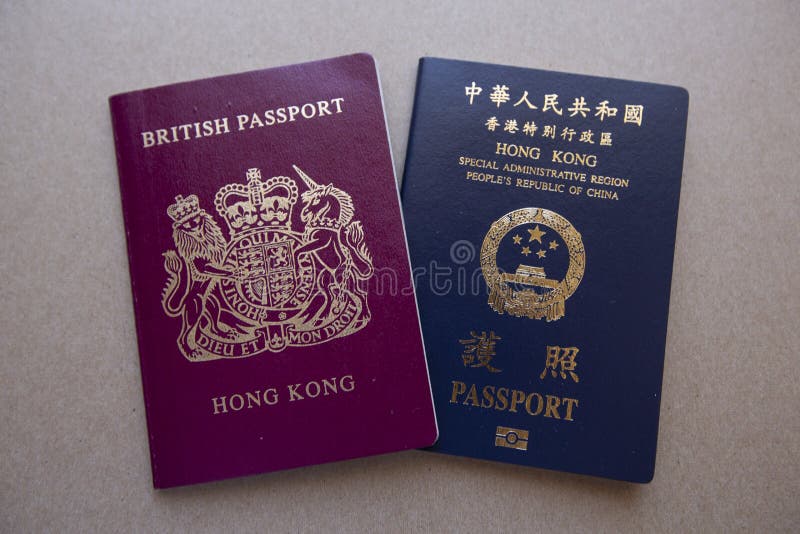 Hong Kong BNO passport and Hong Kong SAR passport