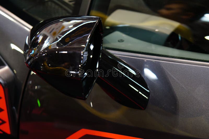 Left External Mirror of a Sport Car Stock Image Image of window, quail 268477523
