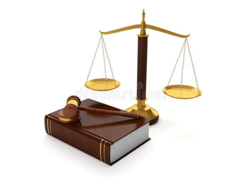 Legal aid stock illustration