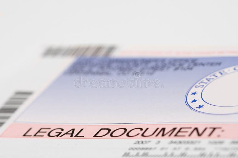 Legal Document Envelope stock image. Image of refund 30863573