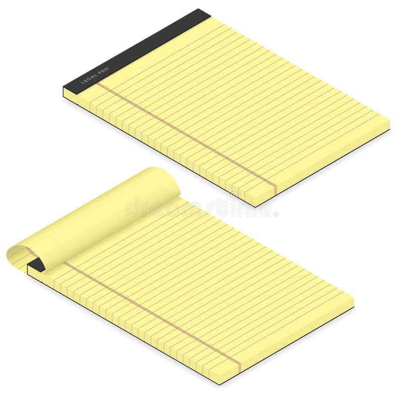 pad paper vector clipart