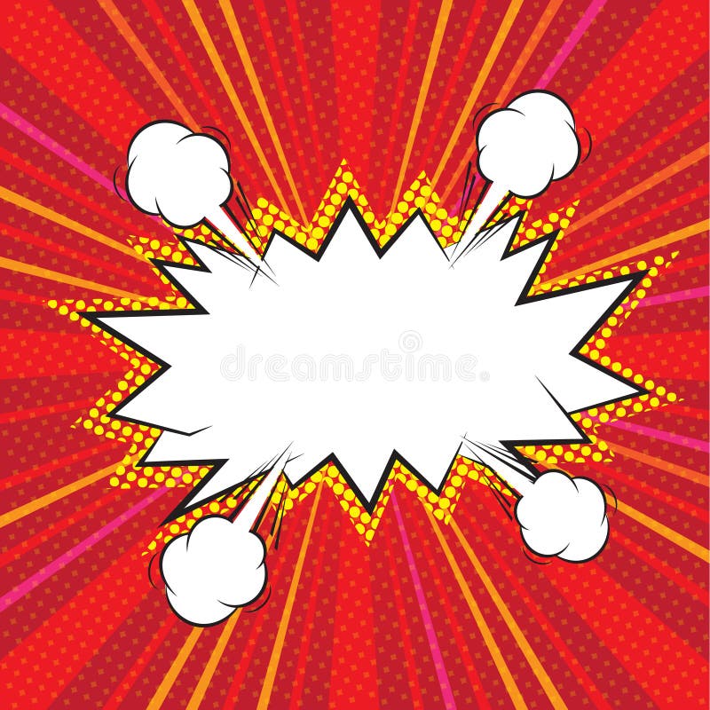 Lege stripballon vector illustratie