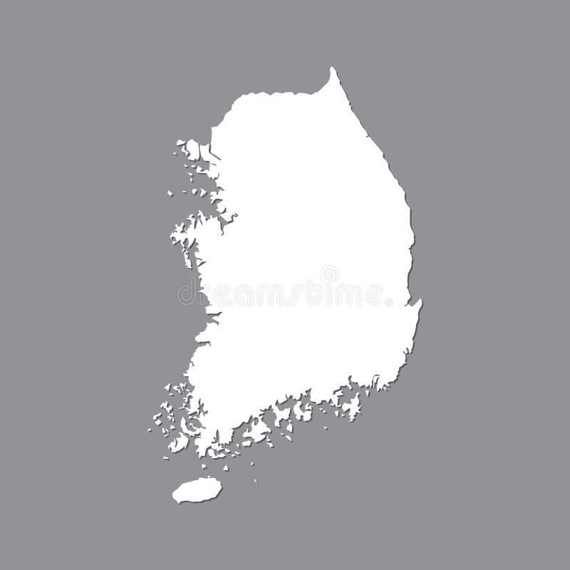 Lege kaart Zuid-Korea Hoog - kwaliteitskaart van Zuid-Korea op grijze achtergrond voor uw websiteontwerp, embleem, app, UI Voorra royalty-vrije illustratie Lege kaart Zuid-Korea Hoog - kwaliteitskaart van Zuid-Korea op grijze achtergrond voor uw websiteontwerp, embleem, app, UI Voorra royalty-vrije illustratie