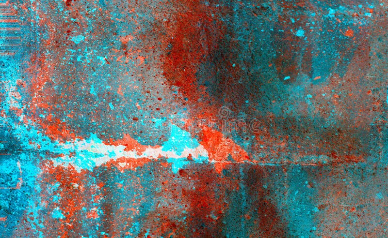 Lege maag met vuil penseelbeton. abstracte achtergrond royalty-vrije stock afbeeldingen