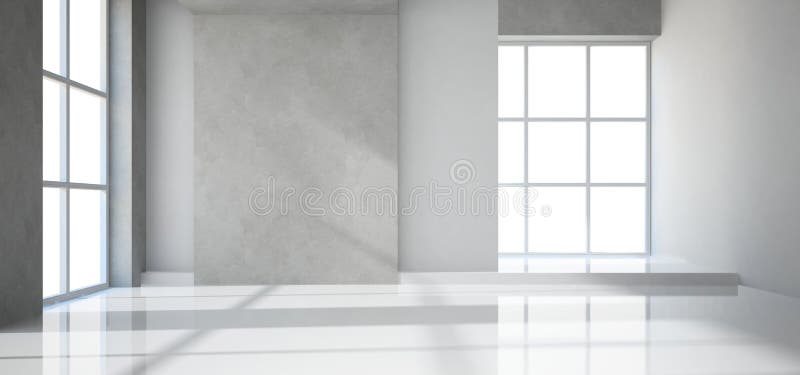 Lege moderne ruimte stock illustratie Lege moderne ruimte stock illustratie