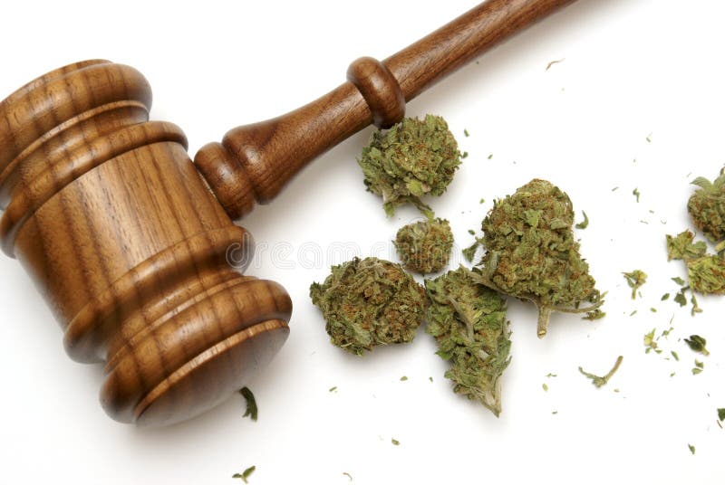 Legge e marijuana immagine stock Legge e marijuana immagine stock