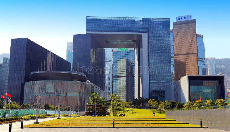 The Legislative Council Complex, Hong Kong Editorial Stock Image