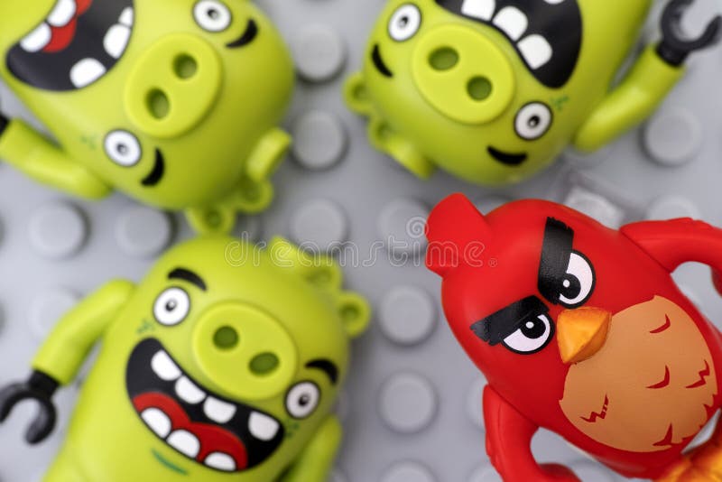 Lego Angry Birds Rood en drie slechte piggies