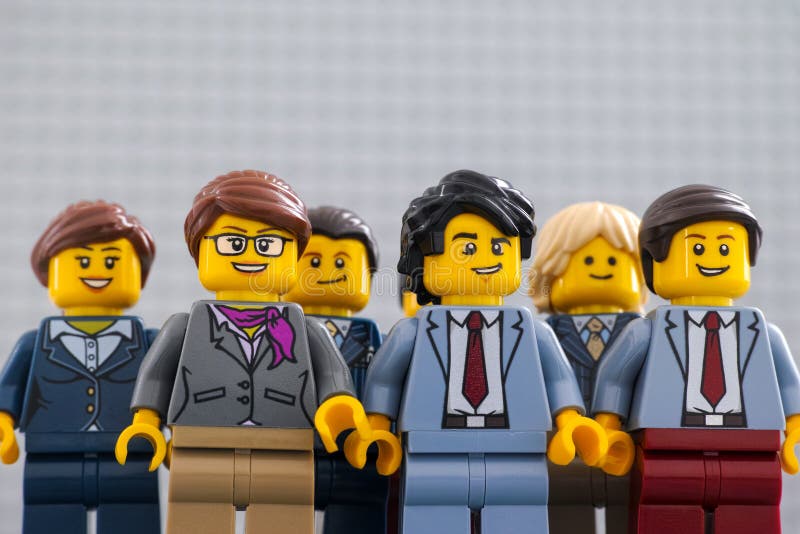 Manager indsprøjte gasformig Lego Businesspeople Minifigures Standing and Looking into Their Successful  Future Editorial Photography - Image of businessman, person: 205451952