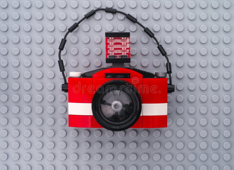 Lego Camera Made of Building Blocks Stock Image - Image of leisure,  lifestyle: 186271677