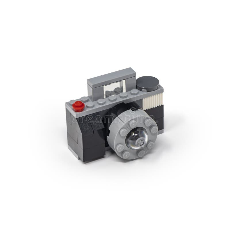 Lego Camera Made of Building Blocks Stock Image - Image of leisure,  lifestyle: 186271677