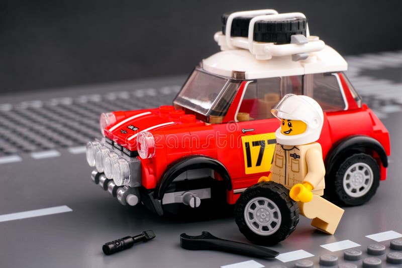 Lego 1967 Mini Cooper S Rally Car by LEGO Speed Champions on Road ...