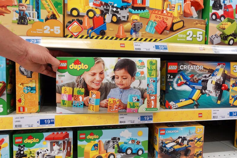 Lego in a store photo. Image of creativity - 157100501