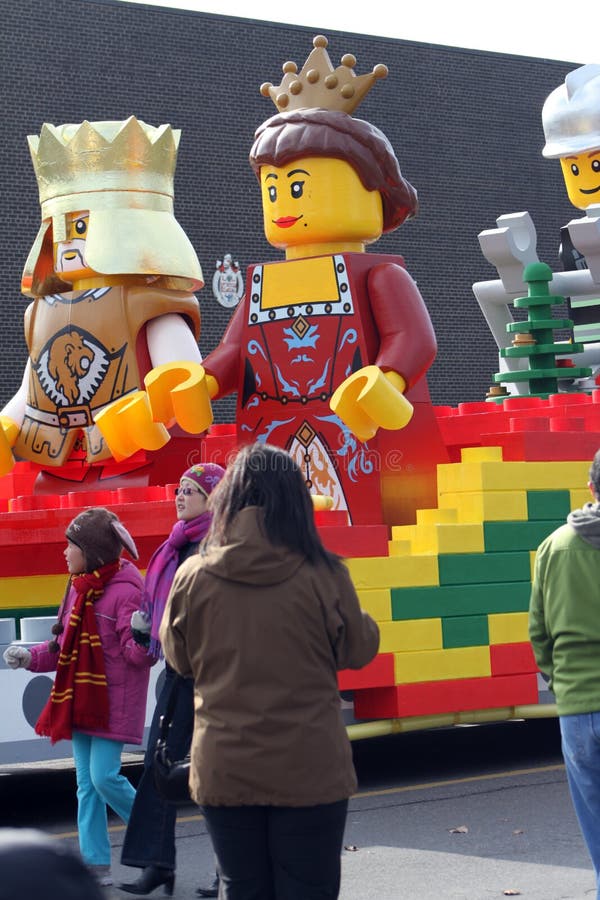 Lego Float - Santa Claus Parade Toronto 2010 royalty free stock images