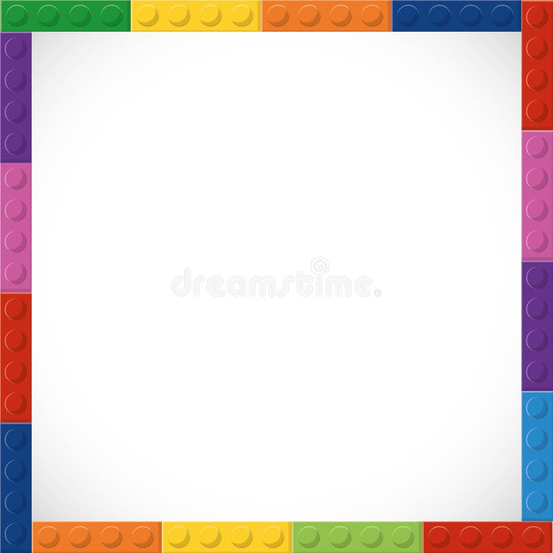 Lego icon. Abstract frame figure. Vector graphic royalty free illustration Lego icon. Abstract frame figure. Vector graphic royalty free illustration