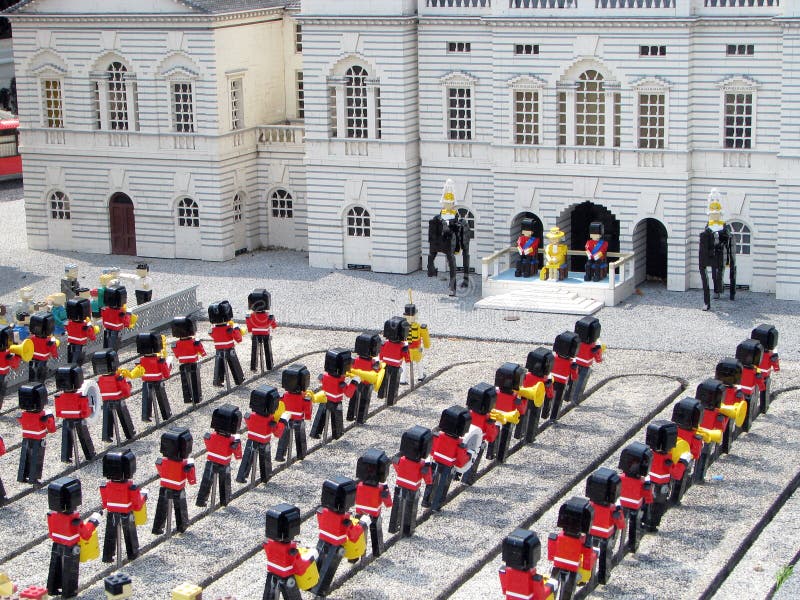 Lego königlicher Guarda und die Königin lizenzfreie stockfotos Lego königlicher Guarda und die Königin lizenzfreie stockfotos