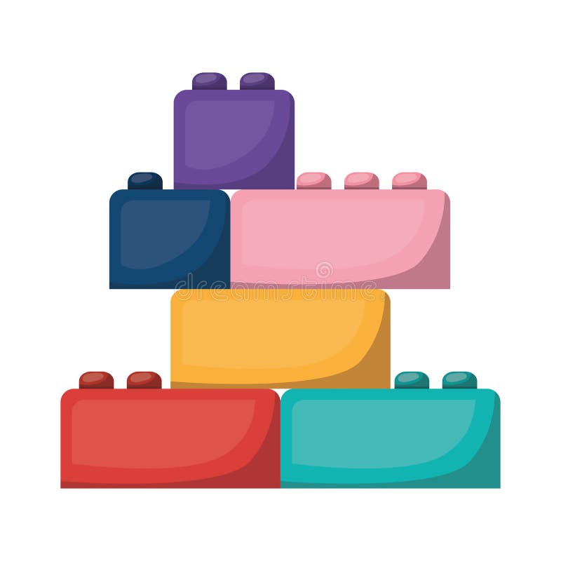 Download Lego Pieces Icon. Happy Birthday Design. Vector Graphic ...