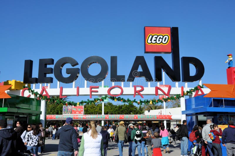 Entrance to Legoland California, at Carlsbad.