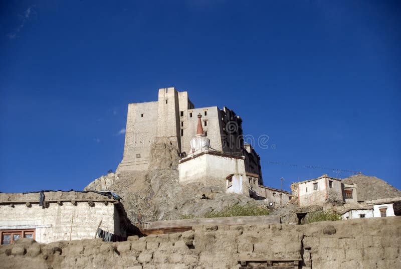 Leh Palace, Leh, Ladakh, India stock photo