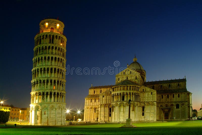 Lehnender Kontrollturm von Pisa stockfotografie Lehnender Kontrollturm von Pisa stockfotografie