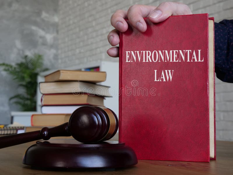 A lei ambiental é mostrada na foto conceitual de negócios