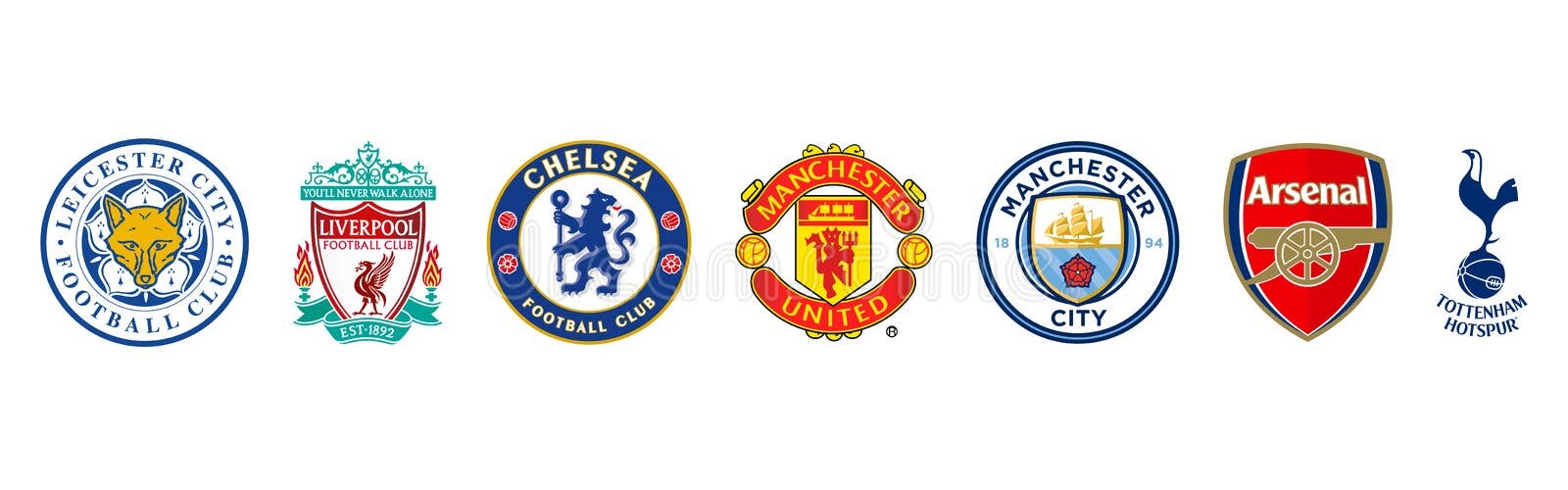 SOCCER: England Premier League crests 2012-13 infographic