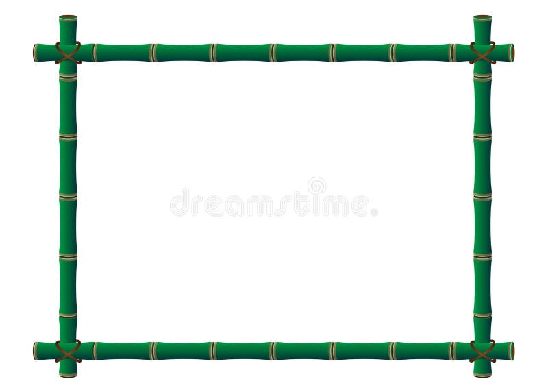 Simple green Bamboo frame, vector illustration, image available in vector .eps format fully editable. Simple green Bamboo frame, vector illustration, image available in vector .eps format fully editable.