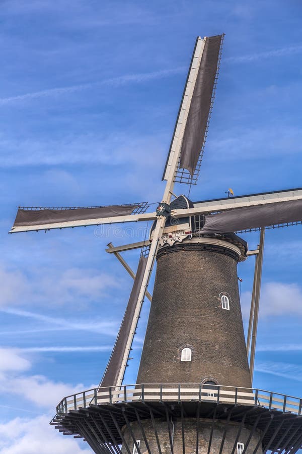 Molen De Valk is a Tower Mill and Museum in Leiden, Netherlands ...