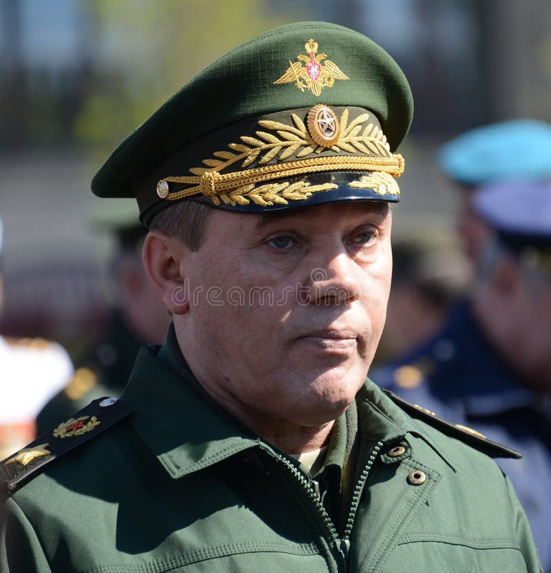 Leider van het Algemene personeel van Russische de defensieminister van de strijdkrachten– eerste Afgevaardigde, leger Algemeen royalty-vrije stock fotografie Leider van het Algemene personeel van Russische de defensieminister van de strijdkrachten– eerste Afgevaardigde, leger Algemeen royalty-vrije stock fotografie