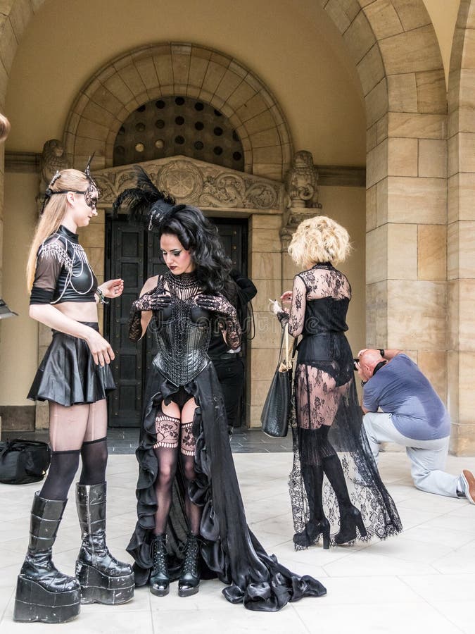 Leipzig Wave Gothic Meeting Editorial Photography - Image of biggest,  festival: 94592497