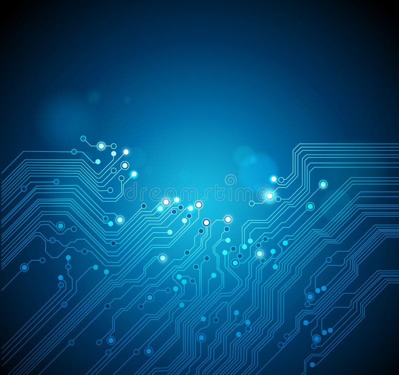 Leiterplatte-Technologiehintergrund stock abbildung Leiterplatte-Technologiehintergrund stock abbildung