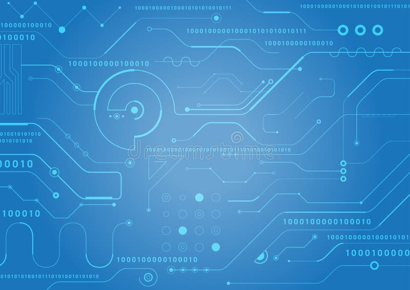 Leiterplatte Technologiehintergrund vektor abbildung