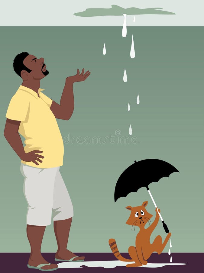 Lek dak stock illustratie Lek dak stock illustratie