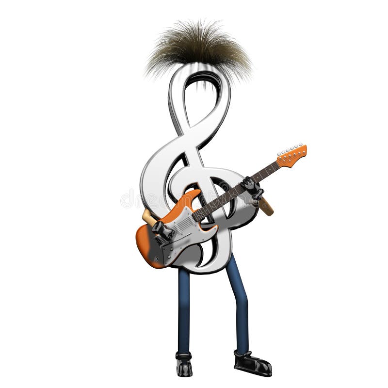 leka för anmärkning för gitarr musikaliskt royaltyfri illustrationer leka för anmärkning för gitarr musikaliskt royaltyfri illustrationer