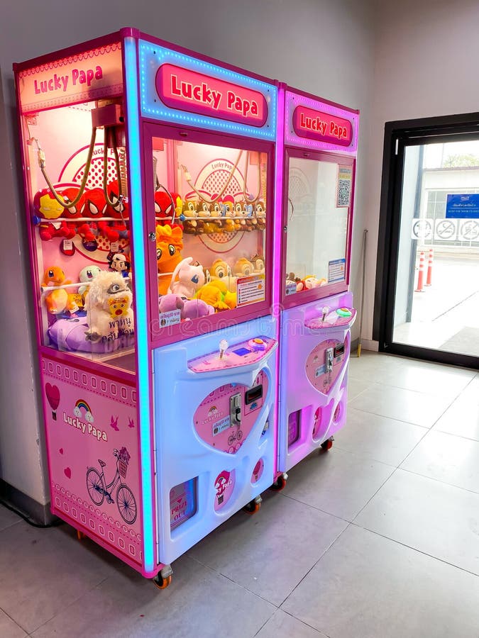 Bangkok Thailand - 3 Jan 2023: Toys vending machine store at Chatuchak market. Bangkok Thailand - 3 Jan 2023: Toys vending machine store at Chatuchak market