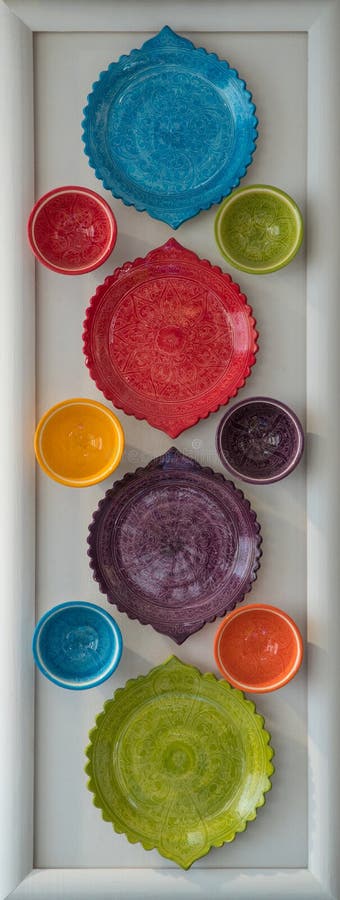 Lembranças orientais brilhantes fotografia de stock royalty free