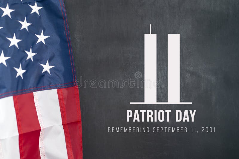 Lembre-se do dia 11 patriota 11 de setembro. ilustração das torres gêmeas que representam o número onze.