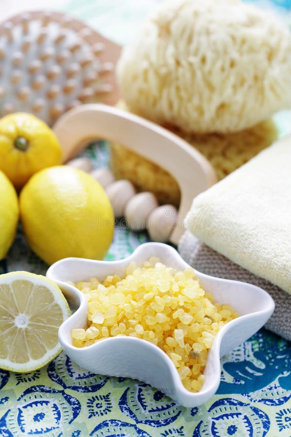 Lemon bath stock photo. Image of body, product, care, wellbeing 6133628