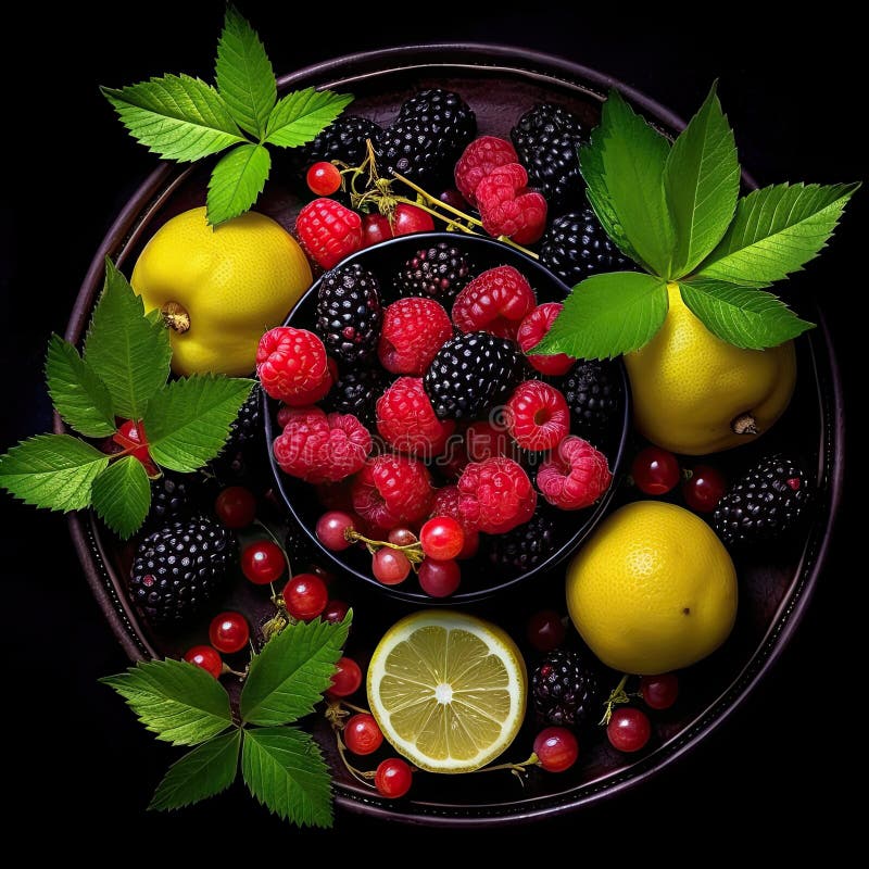 Lemon e kiwi freschi assorti frutta retroterra amore frutti sani alimenti prodotti illustrazione di stock