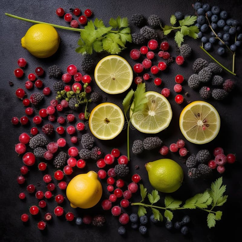 Lemon e kiwi freschi assorti frutta retroterra amore frutti sani alimenti prodotti illustrazione vettoriale