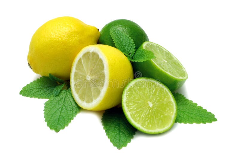 Lemon and Limes stock image. Image of slice, diet, balm 2544241