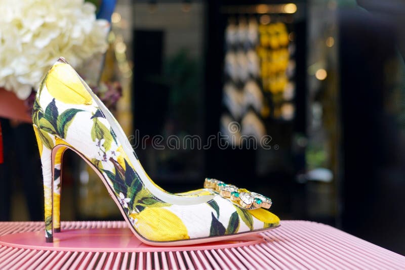Buy Twenty Dresses by Nykaa Fashion Lemon Yellow Square Toe Bow Heels Online