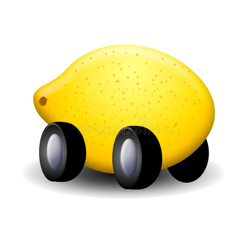 lemon samochodów ilustracji lemon samochodów ilustracji
